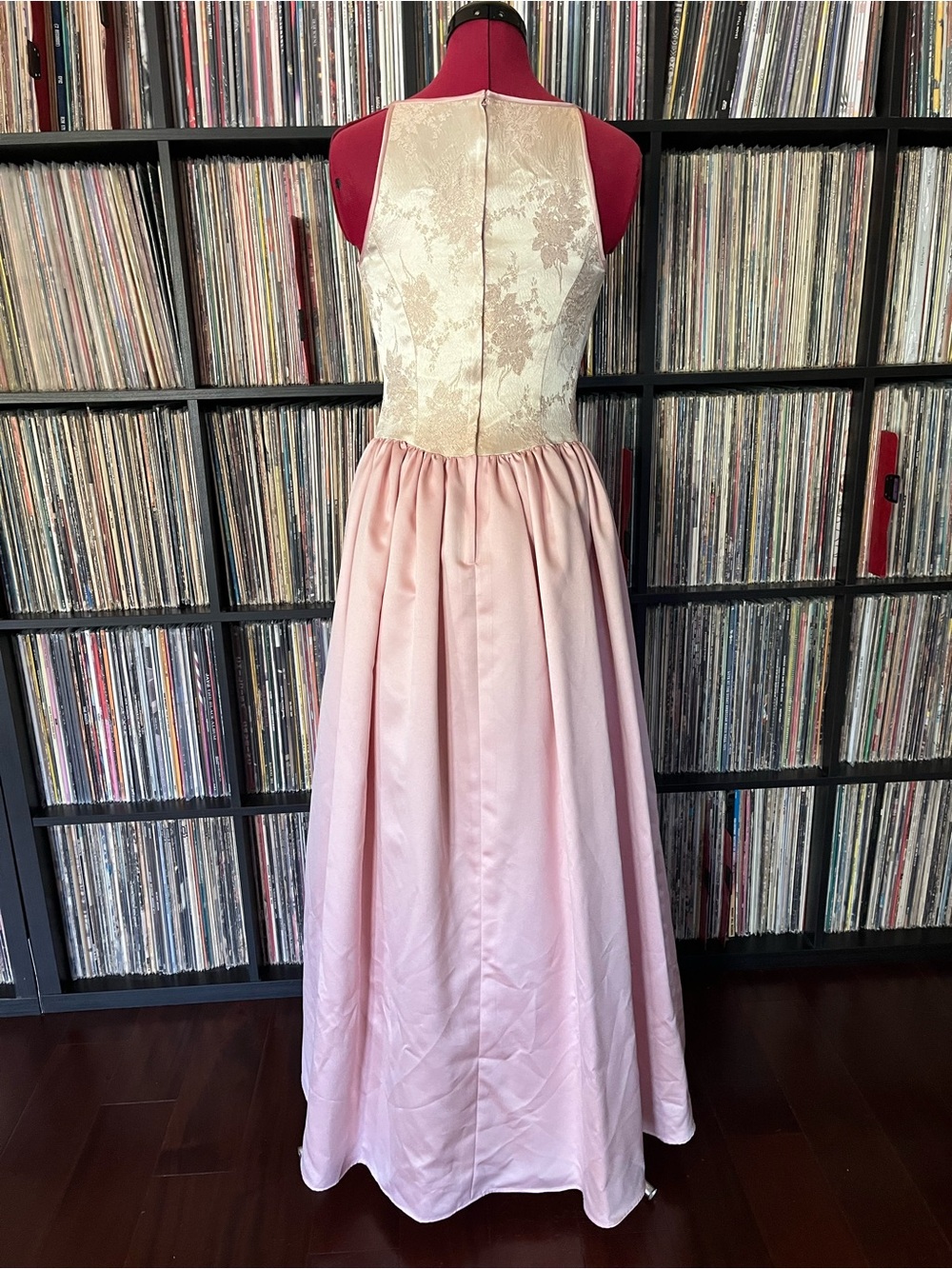 Jessica McClintock Gunne Sax Vintage Ballet Pink Princess XS gold 💖 - Picture 4 of 11